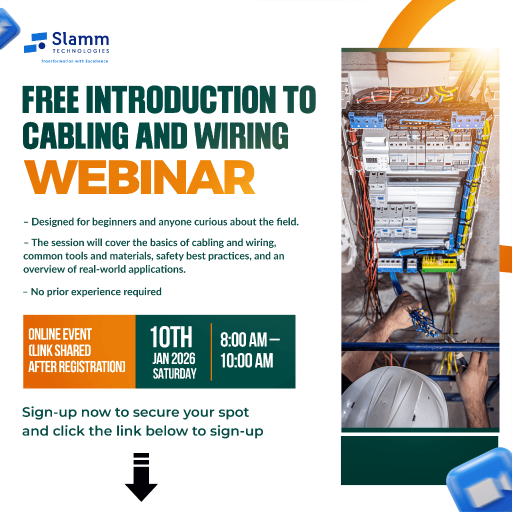 Cabling & Wiring Webinar Flyer