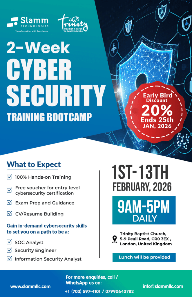 2-Week Cybersecurity Training Bootcamp